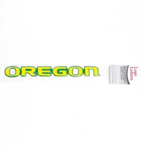 Oregon, Yellow, Decal/Sticker, Home & Auto, 10", Logo Letters, 122412